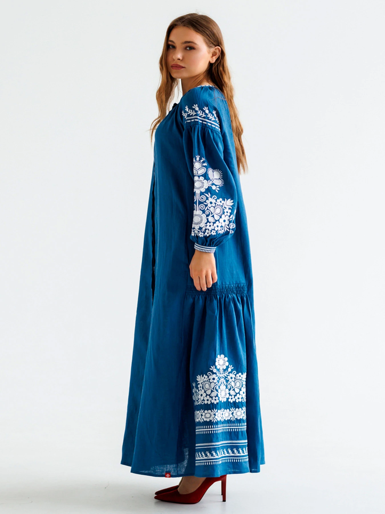 Вышиванки Folk Moda модель fm2926-sinj Фото