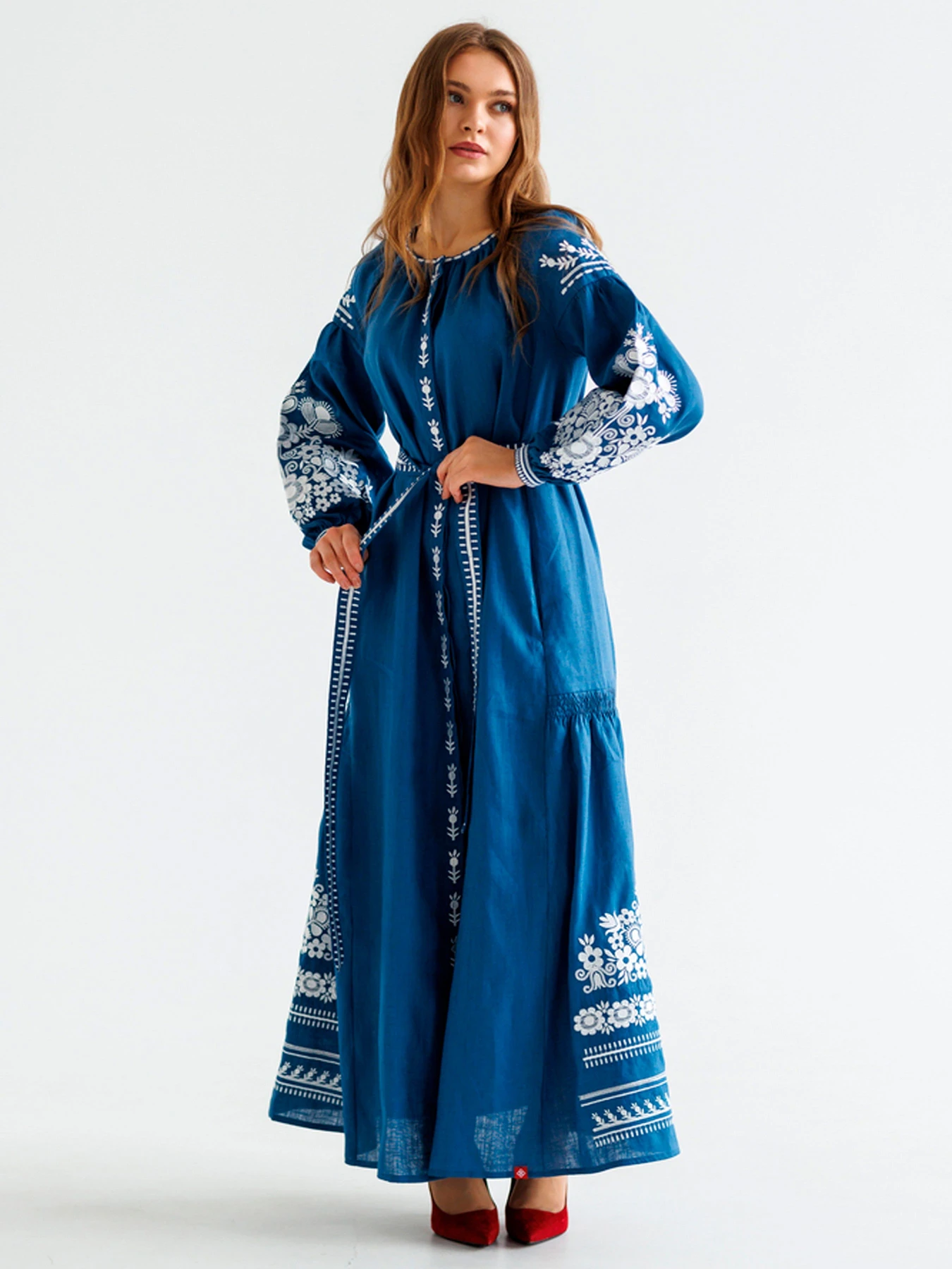 Вышиванки Folk Moda модель fm2926-sinj Фото