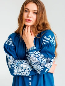 Вышиванки Folk Moda модель fm2926-sinj Фото