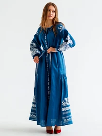 Вышиванки Folk Moda модель fm2926-sinj Фото