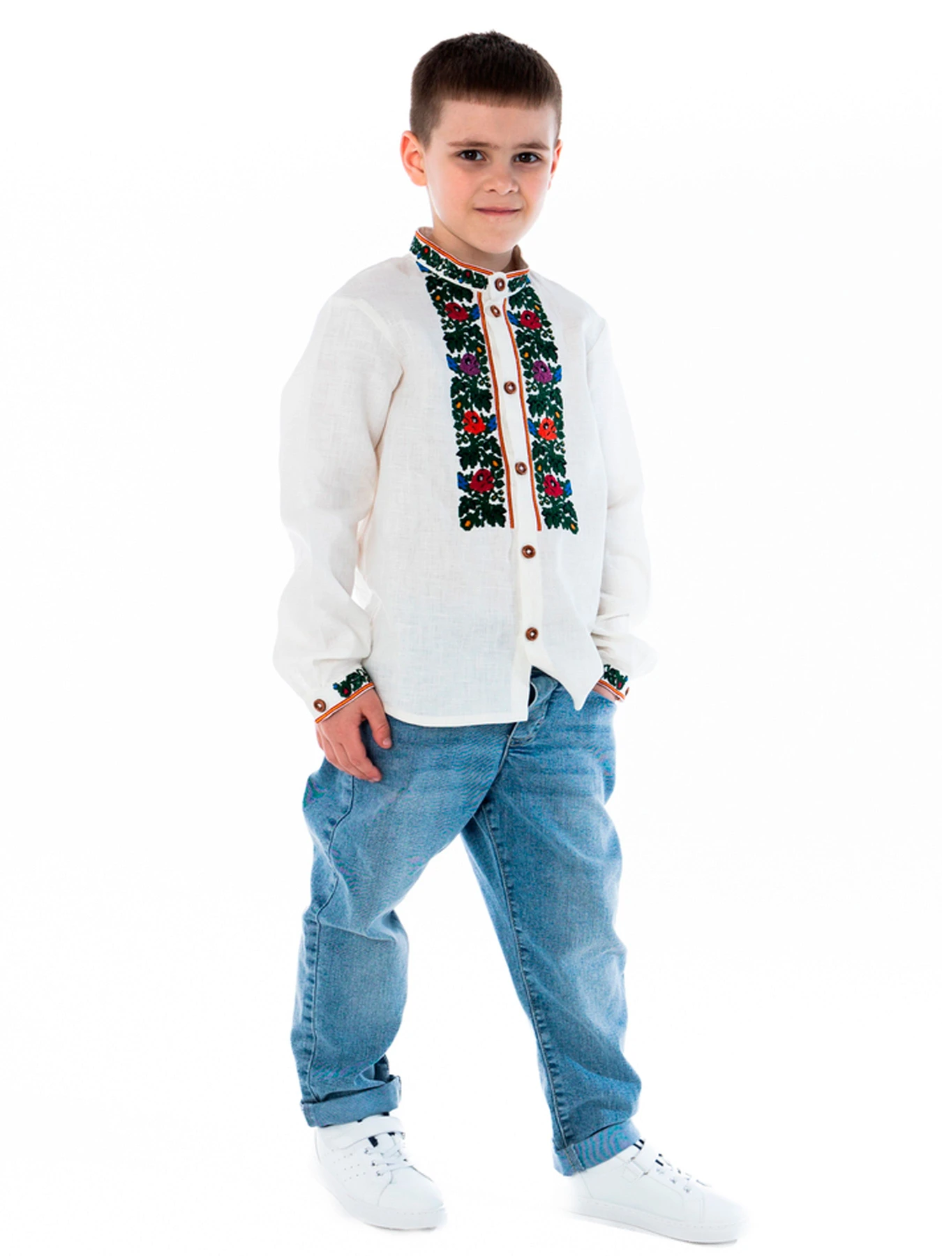 Вышиванки Folk Moda модель fm2884-vershkovij Фото