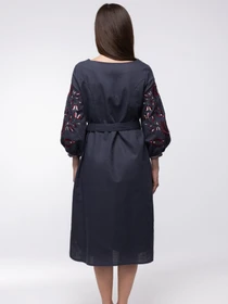 Вышиванки Folk Moda модель fm2865-antracit Фото