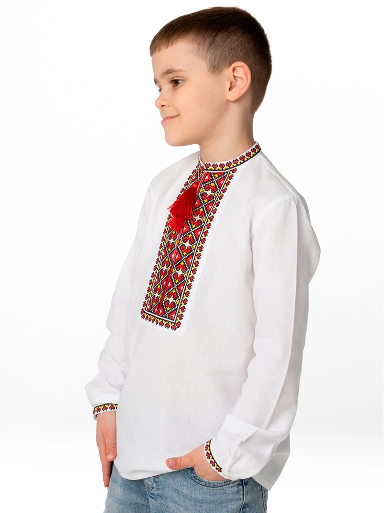 Вышиванки Folk Moda модель fm2871-blij Фото