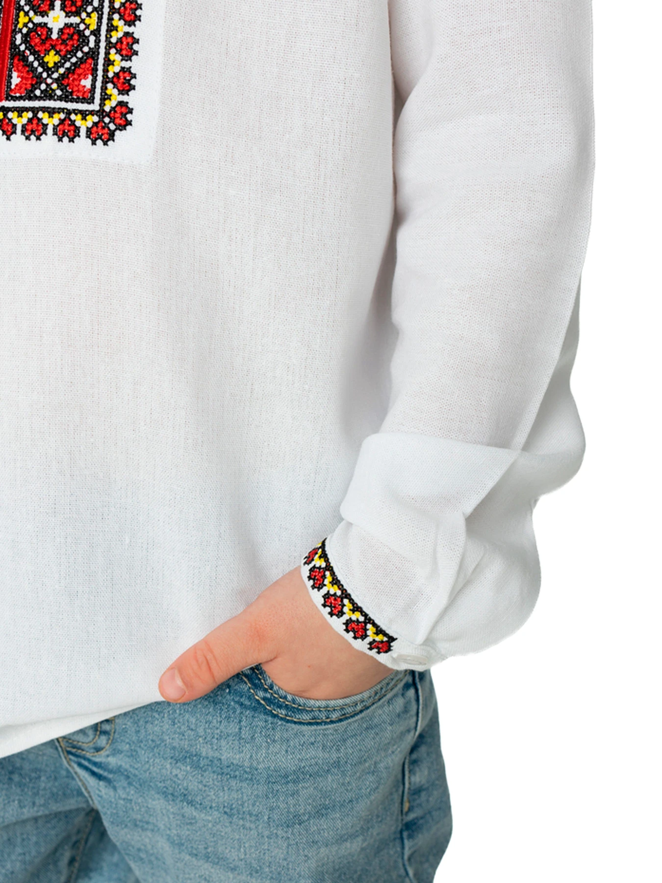Вышиванки Folk Moda модель fm2871-blij Фото