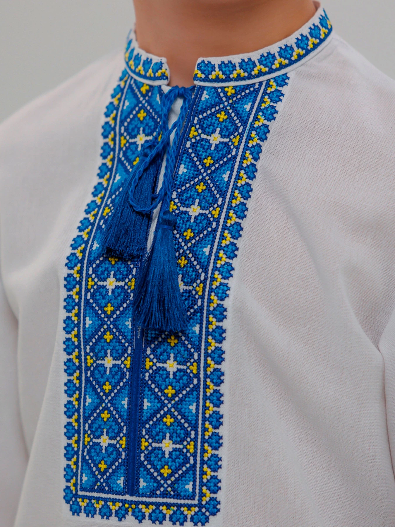 Вышиванки Folk Moda модель fm2873-blij Вышиванки Folk Moda модель fm2873-blij Фото