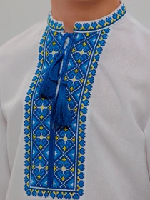 Вышиванки Folk Moda модель fm2873-blij Фото