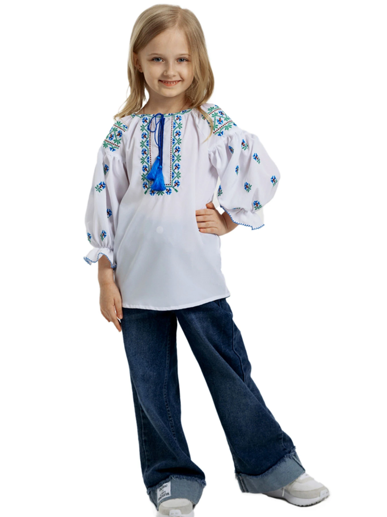 Вышиванки Folk Moda модель fm2859-blij Фото