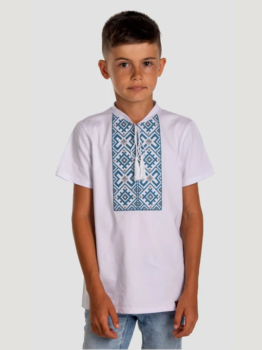 Вышиванки Folk Moda модель fm2852-blij Фото