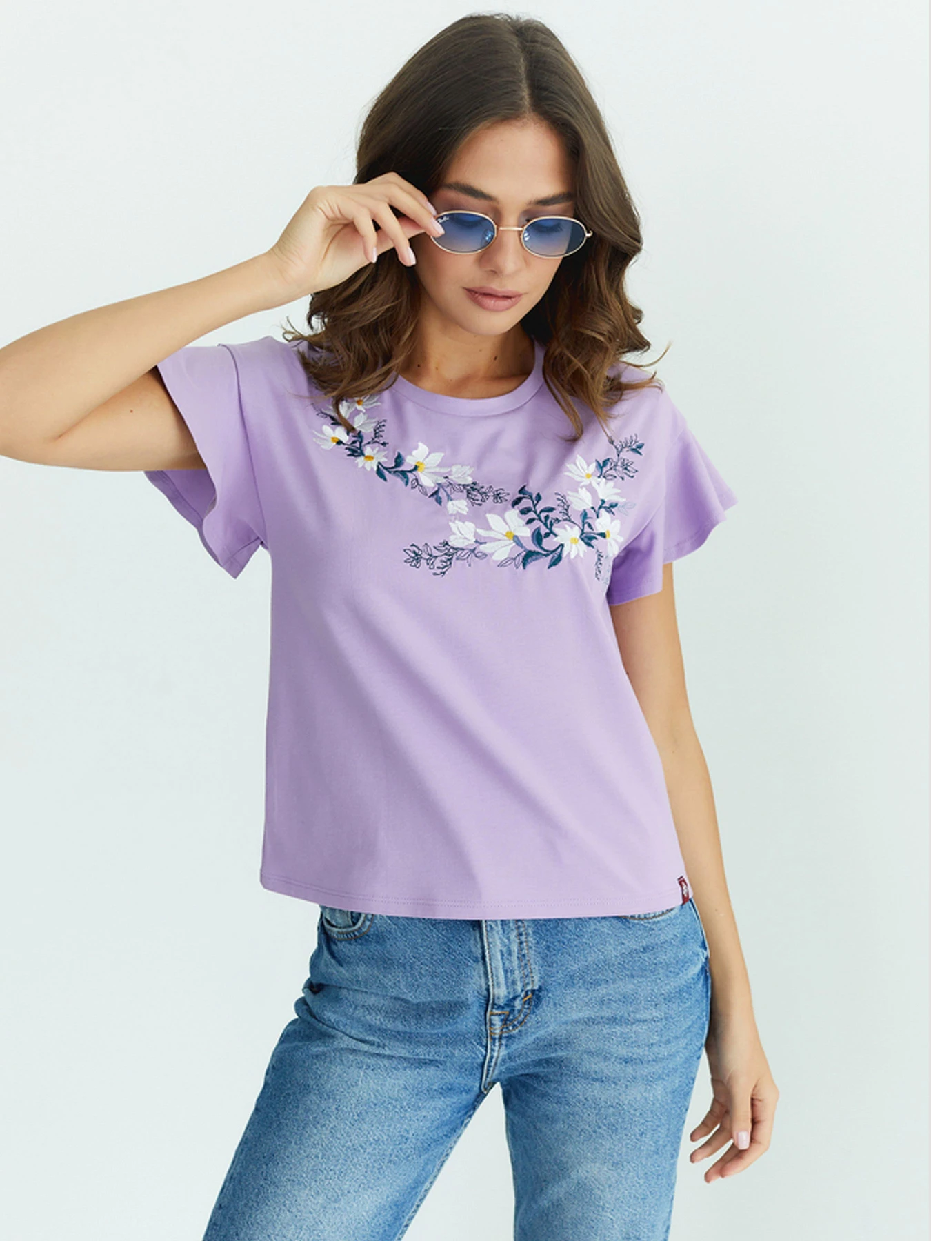 Вышиванки Folk Moda модель fm2853-lavanda Фото