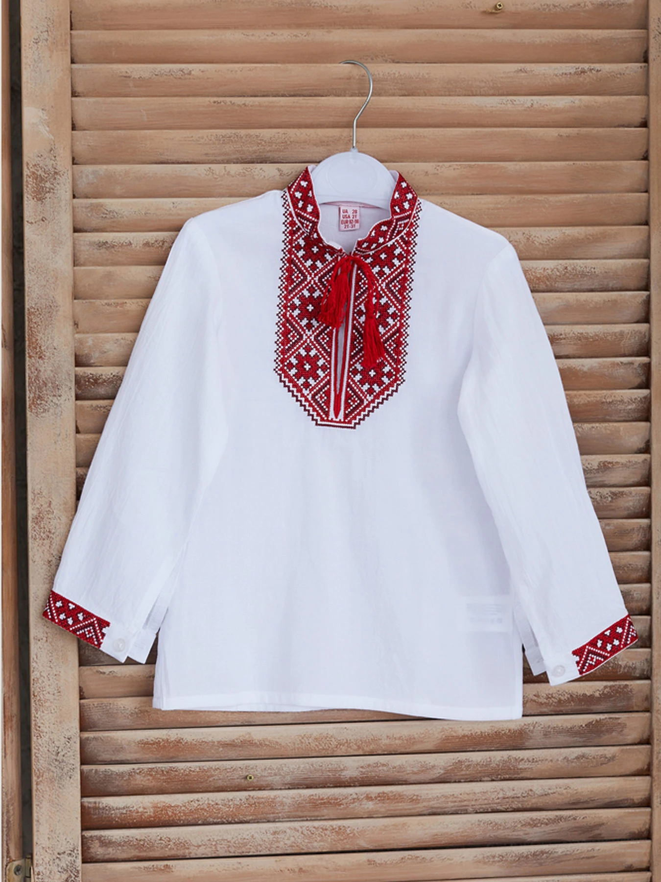 Вышиванки Folk Moda модель fm2854-blij Фото