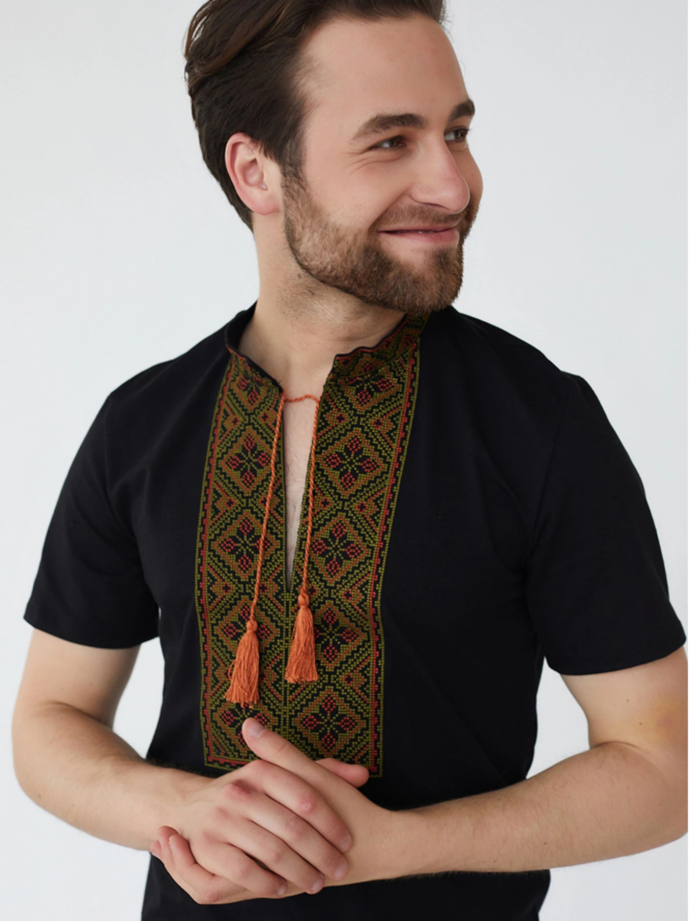 Вышиванки Folk Moda модель fm2826-chornij Фото