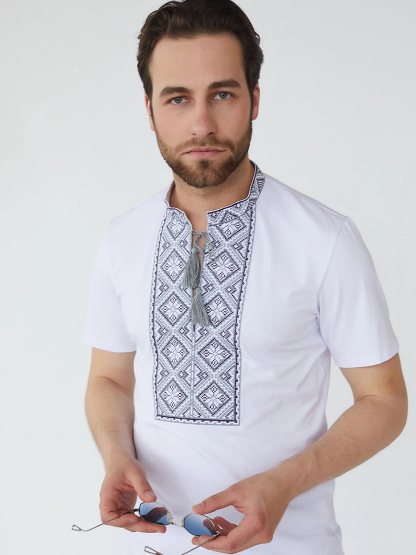 Вышиванки Folk Moda модель fm2827-blij Вышиванки Folk Moda модель fm2827-blij Фото