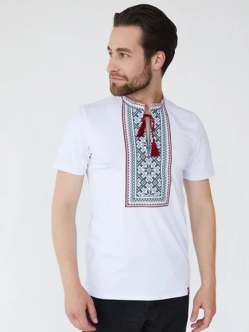 Бавовняна Чоловіча Вишита сорочка Folk Moda фото 2