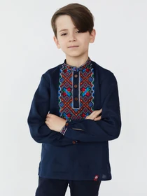 Вышиванки Folk Moda модель fm2819-temno-sinj Фото