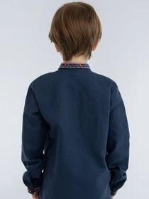 Вышиванки Folk Moda модель fm2819-temno-sinj Фото