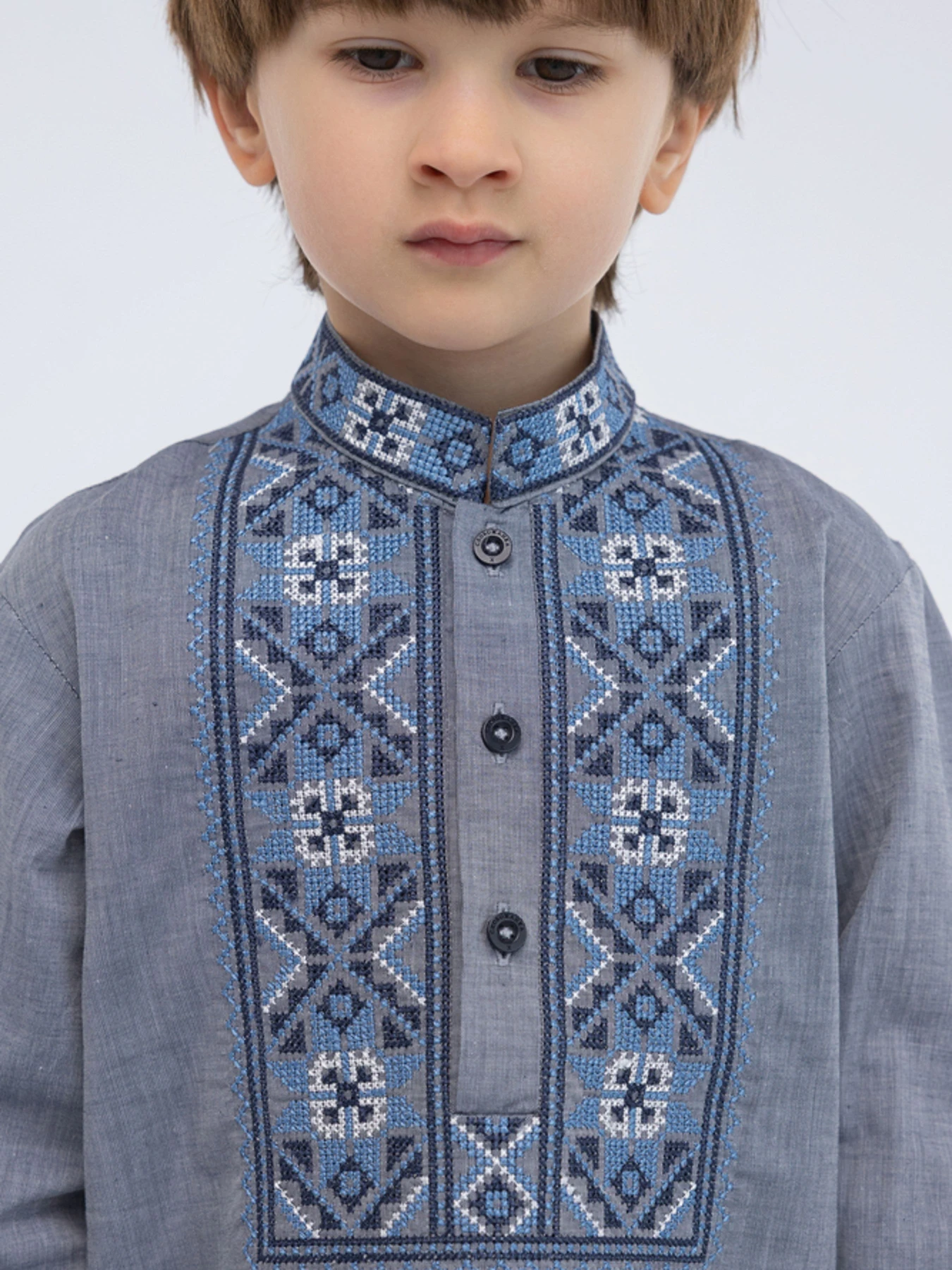 Вышиванки Folk Moda модель fm2800-sinj Фото