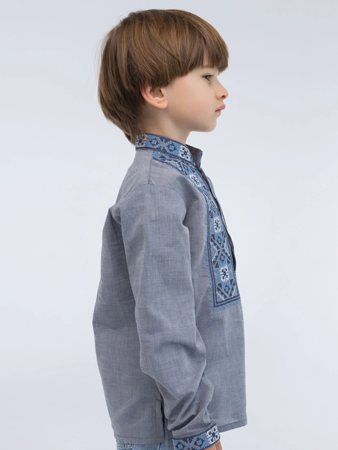 Вышиванки Folk Moda модель fm2800-sinj Фото