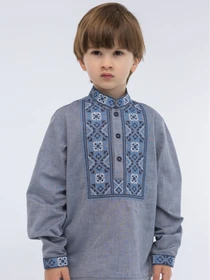 Вышиванки Folk Moda модель fm2800-sinj Фото