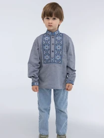 Вышиванки Folk Moda модель fm2800-sinj Фото