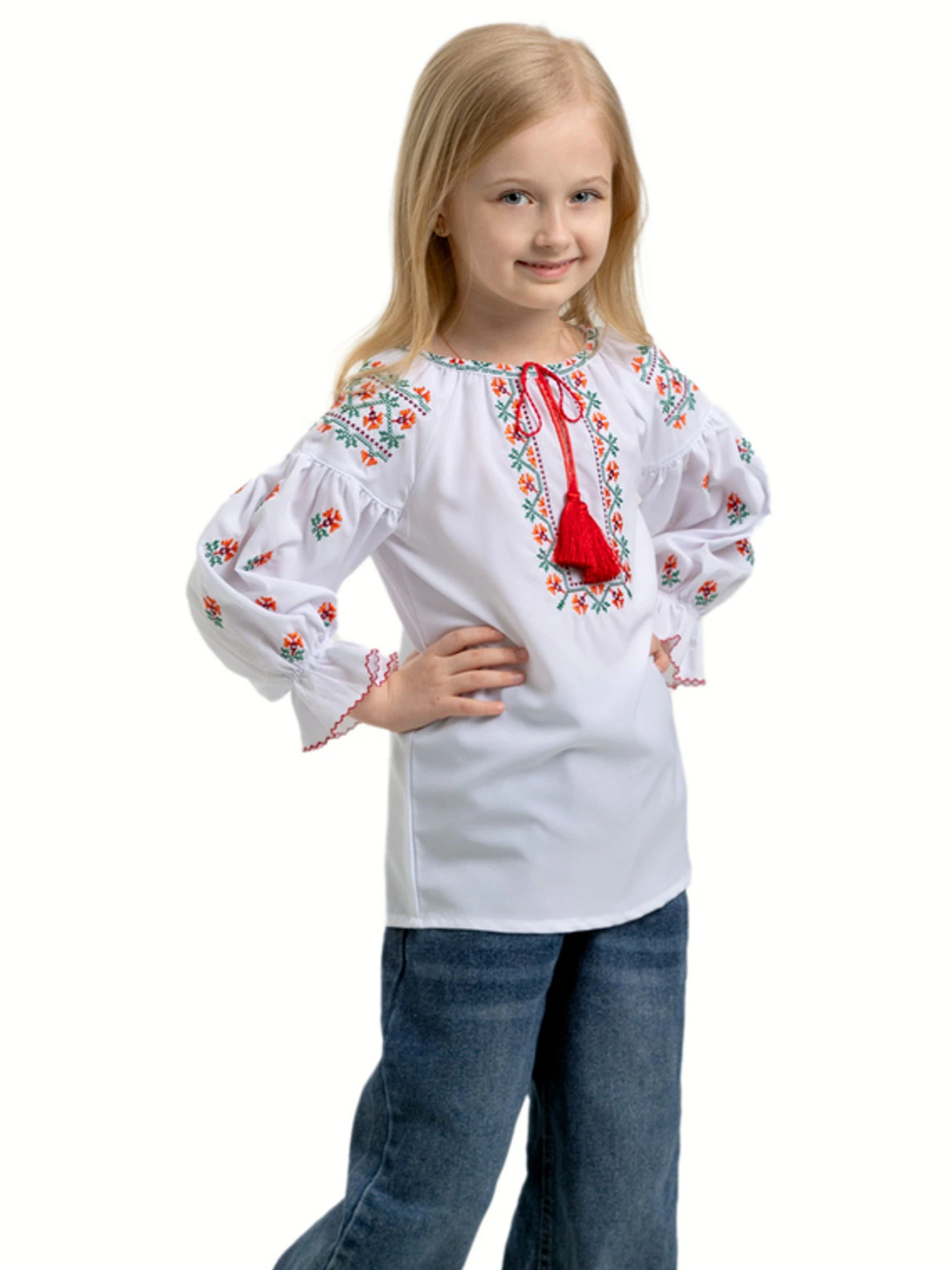 Вышиванки Folk Moda модель fm2807-blij Фото