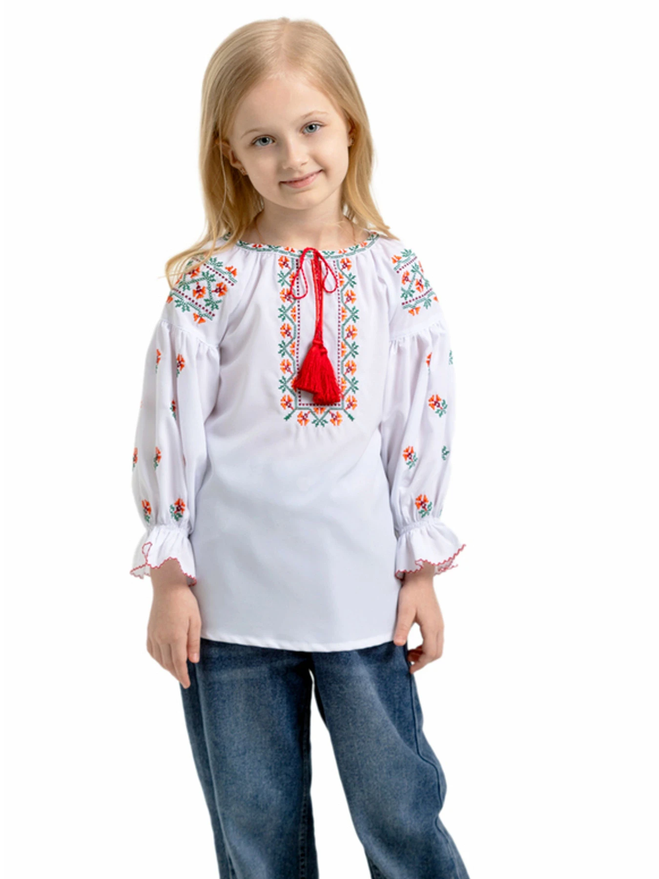 Вышиванки Folk Moda модель fm2807-blij Фото