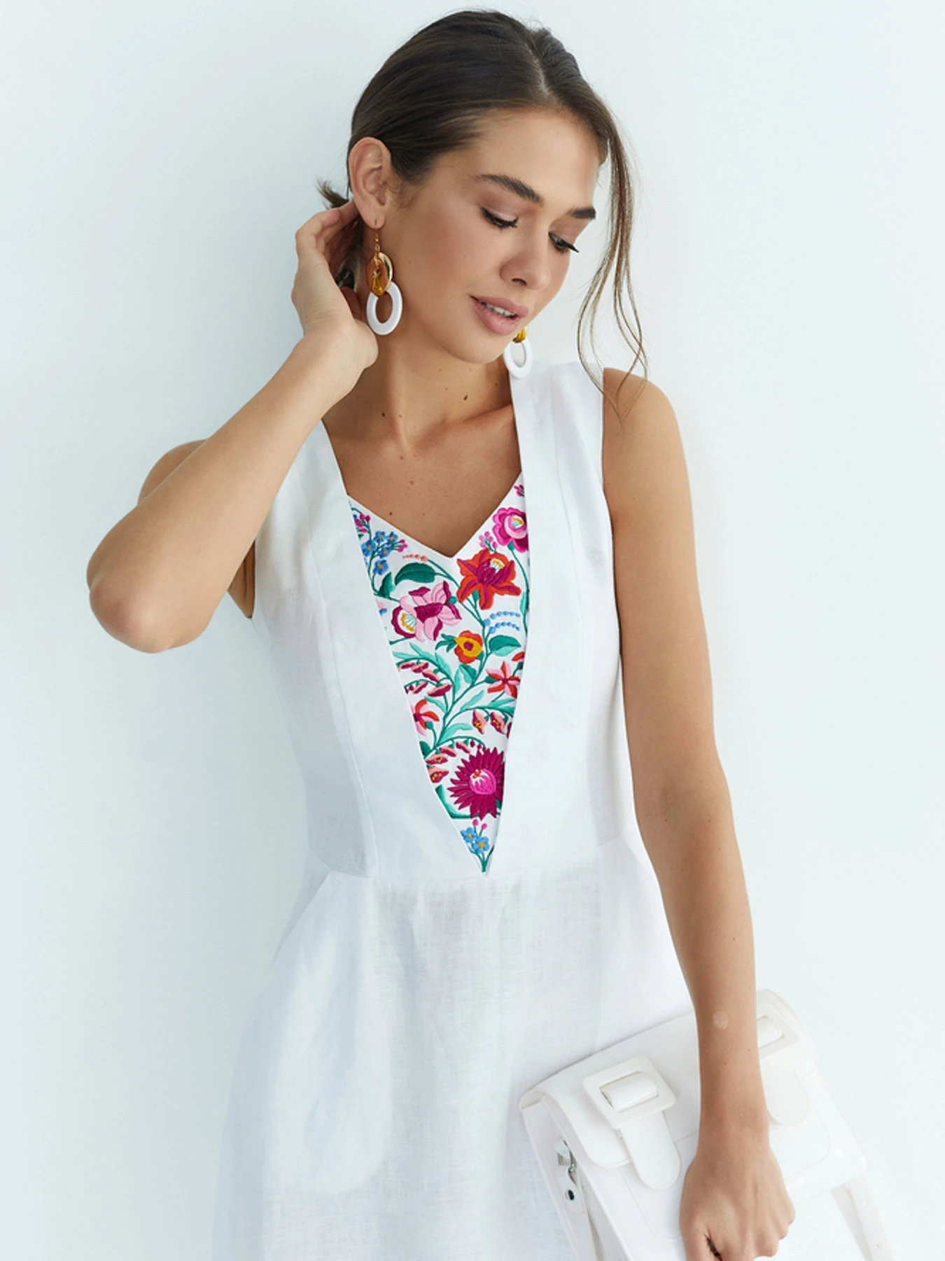 Вышиванки Folk Moda модель fm2719-blij Вышиванки Folk Moda модель fm2719-blij Фото