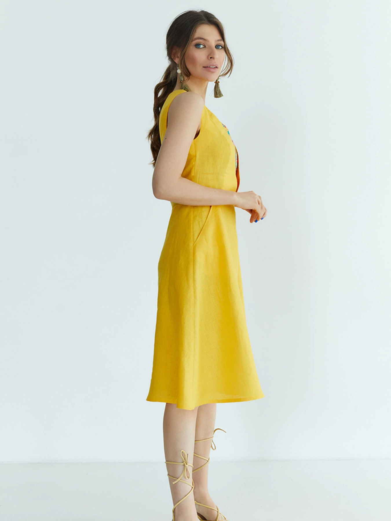 Вышиванки Folk Moda модель fm2721-zhovtij Вышиванки Folk Moda модель fm2721-zhovtij Фото