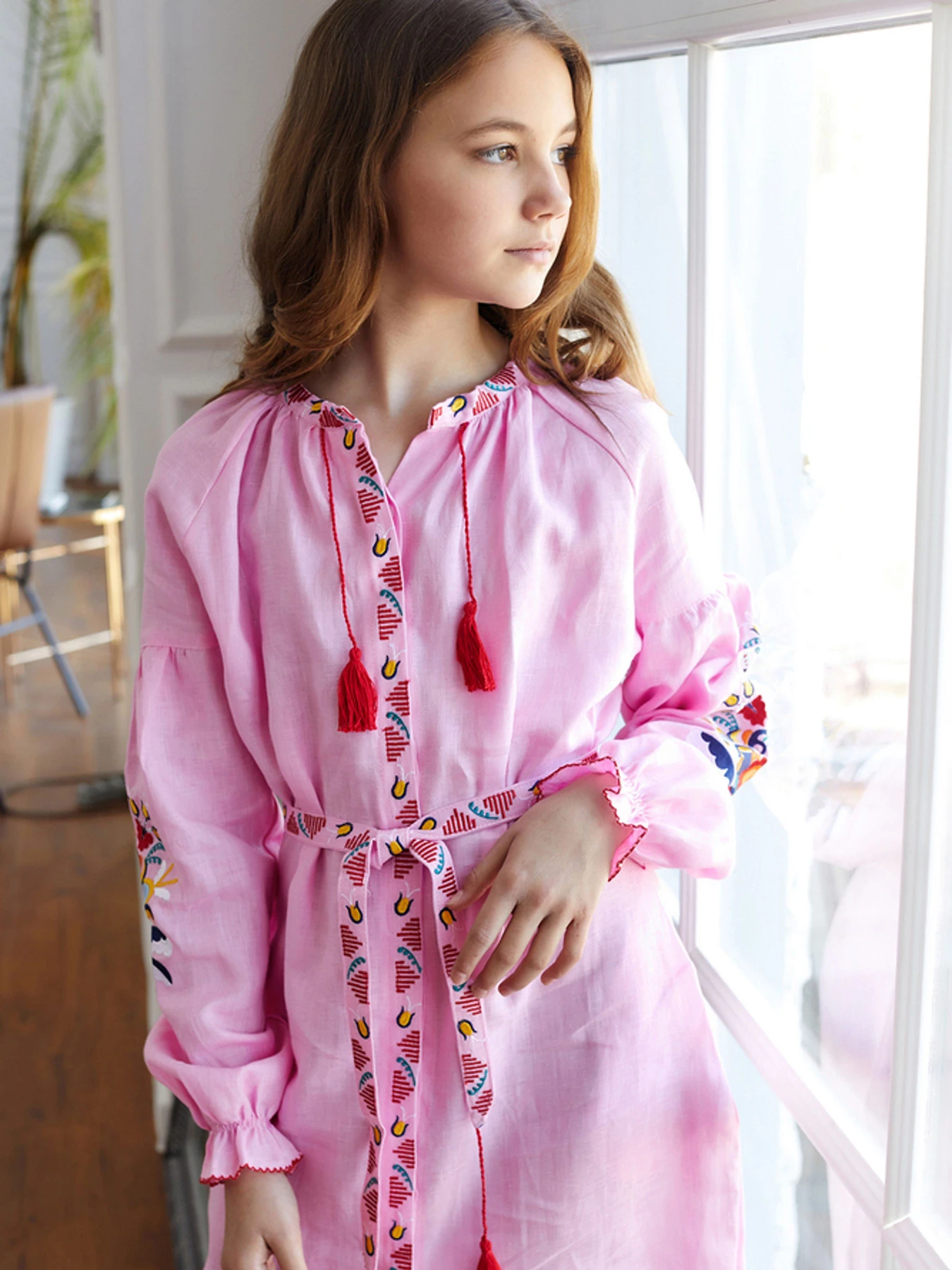 Вышиванки Folk Moda модель fm2550-svtlo-rozhevij Вышиванки Folk Moda модель fm2550-svtlo-rozhevij Фото