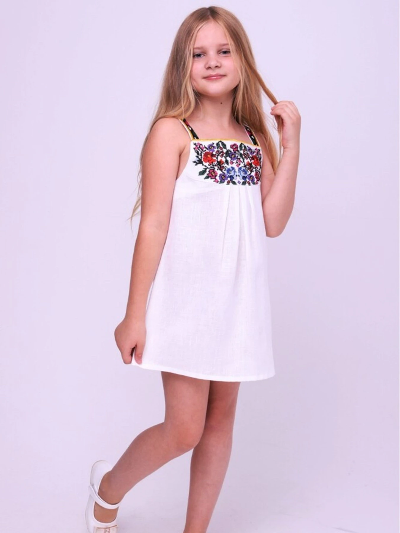 Вышиванки Folk Moda модель fm2552-blij Фото