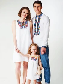 Вышиванки Folk Moda модель fm2552-blij Фото