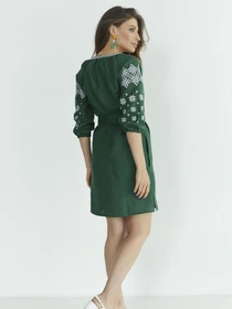 Вышиванки Folk Moda модель fm2585-zelenij Фото