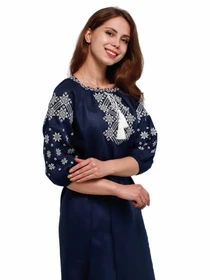 Вышиванки Folk Moda модель fm2586-temno-sinj Фото