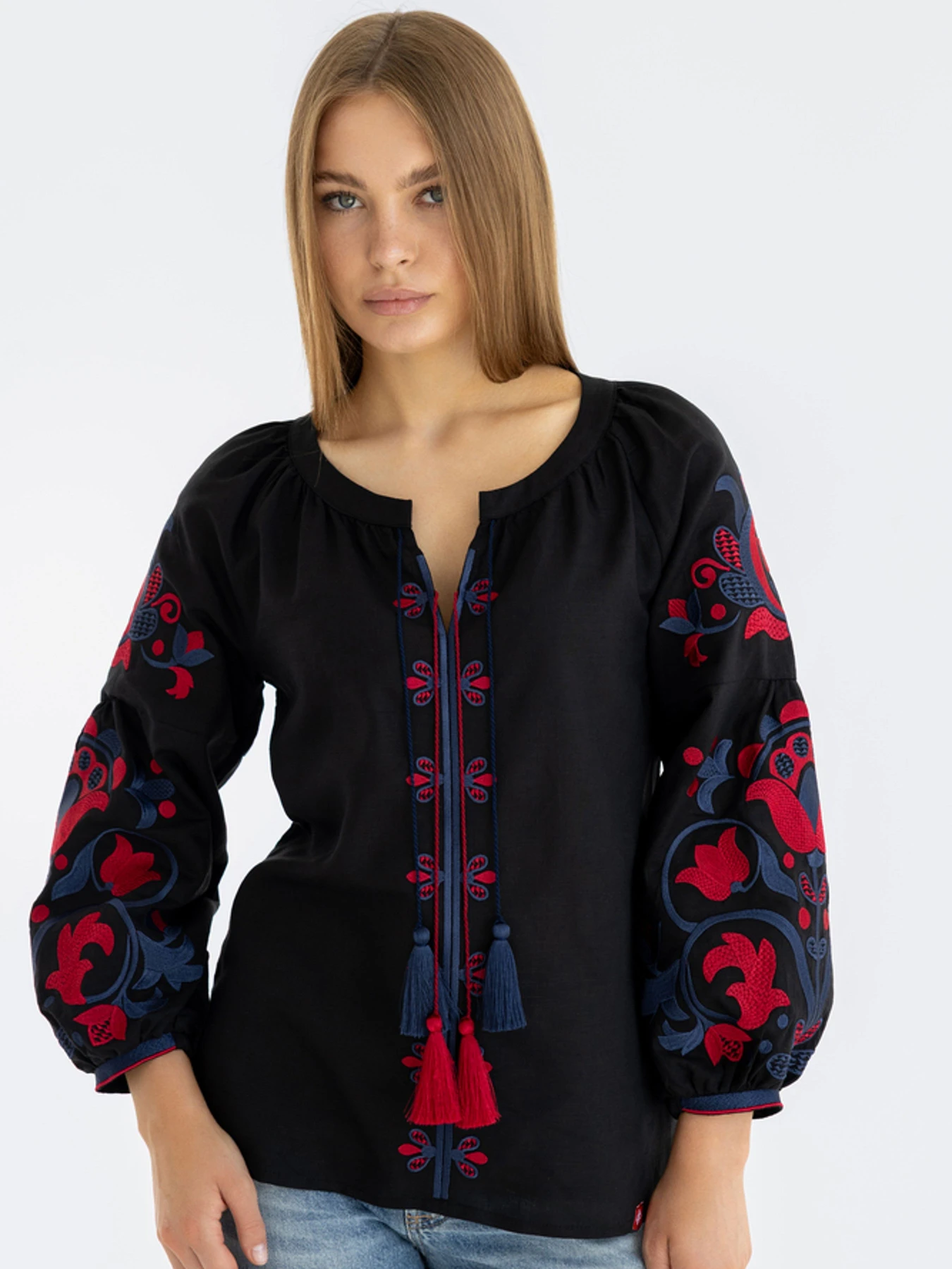 Вышиванки Folk Moda модель fm2703-chornij Фото