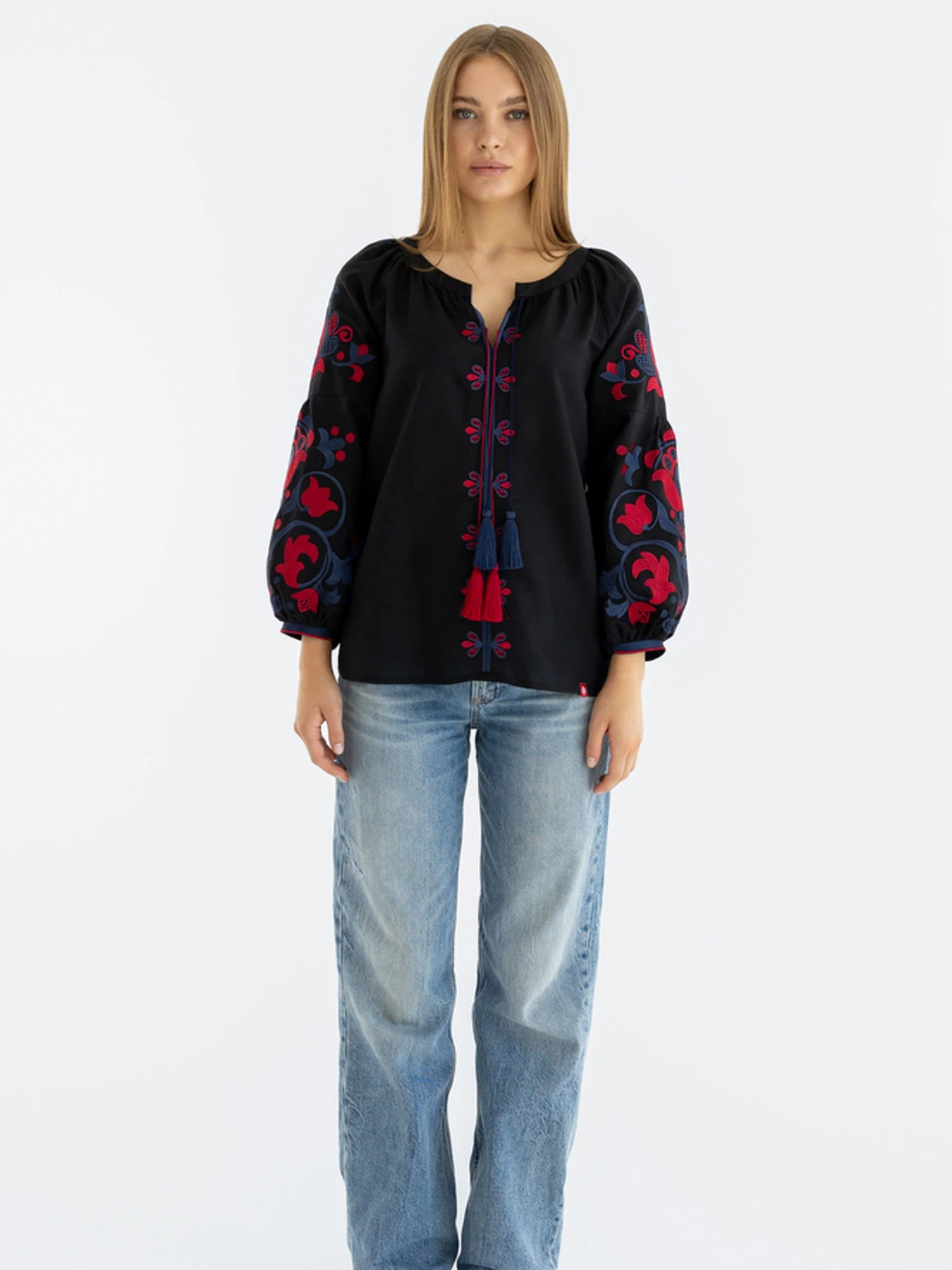 Вышиванки Folk Moda модель fm2703-chornij Фото