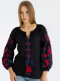 Вышиванки Folk Moda модель fm2703-chornij Фото