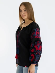 Вышиванки Folk Moda модель fm2703-chornij Фото