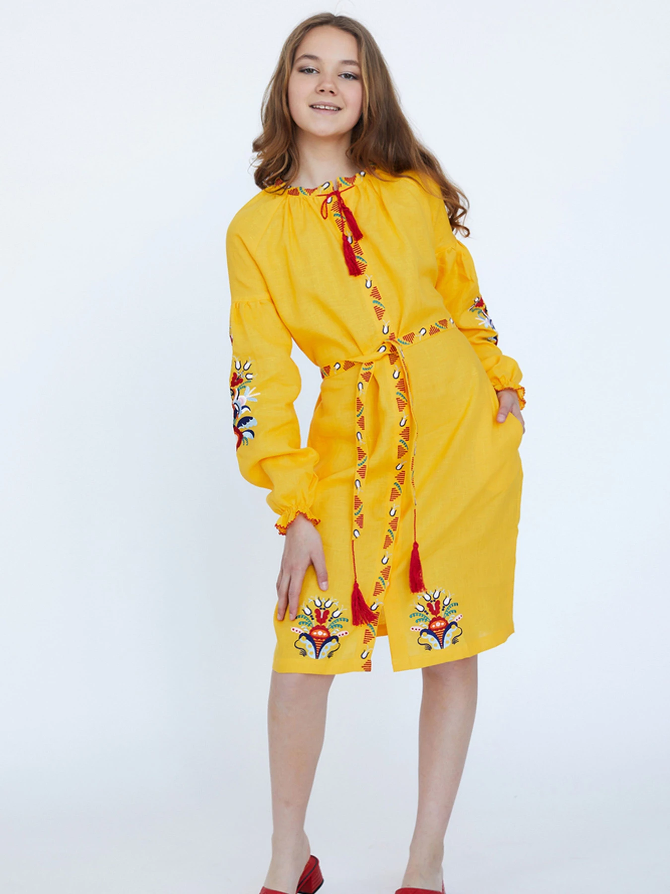 Вышиванки Folk Moda модель fm2548-zhovtij Вышиванки Folk Moda модель fm2548-zhovtij Фото