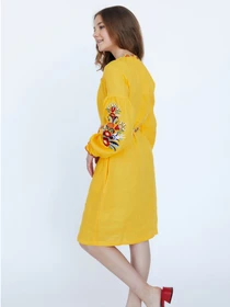 Вышиванки Folk Moda модель fm2548-zhovtij Фото