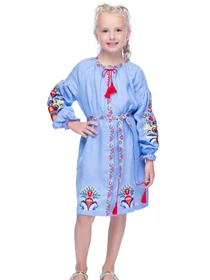 Вышиванки Folk Moda модель fm2549-blakitnij Фото