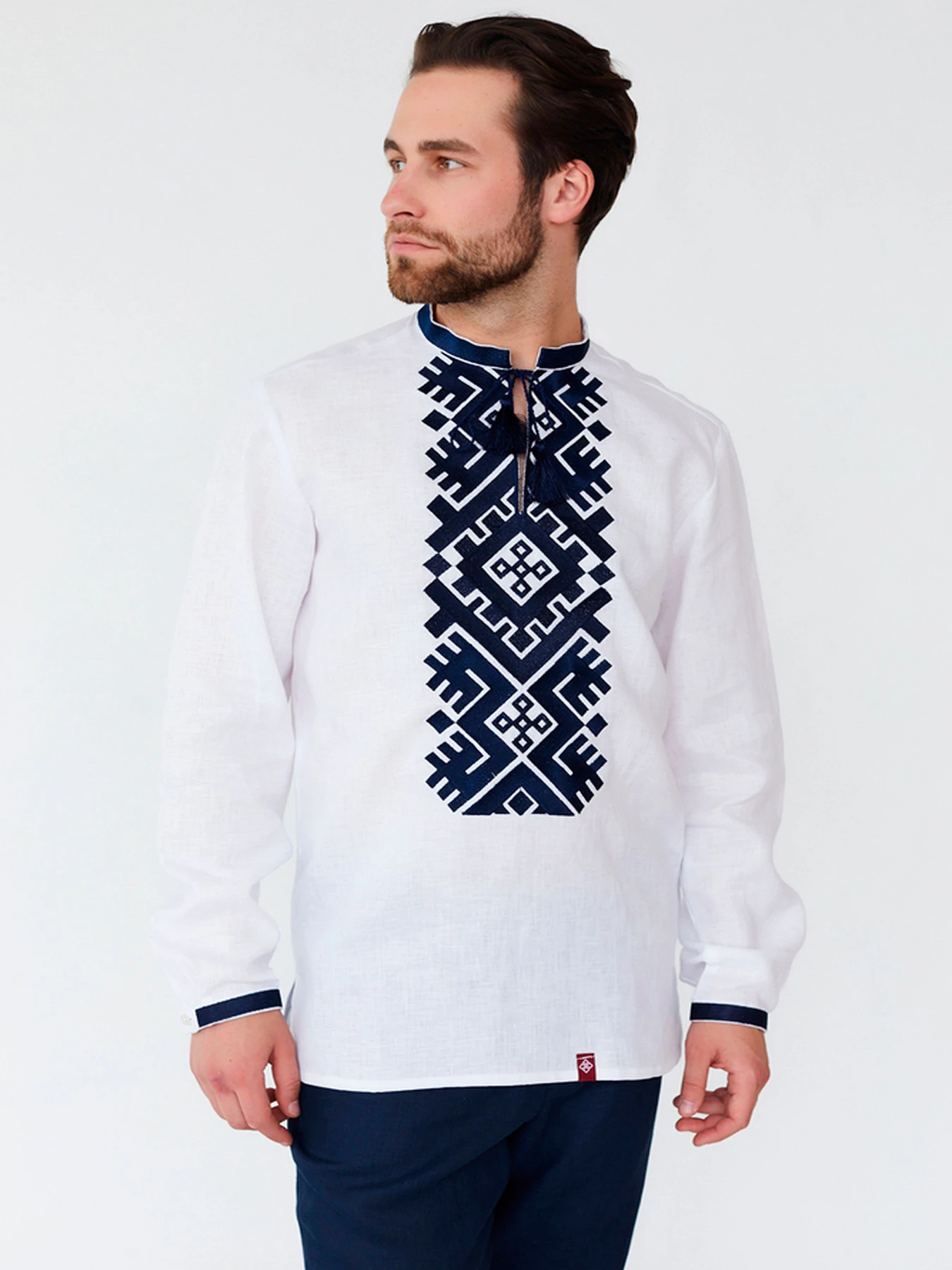 Вышиванки Folk Moda модель fm2163-blij Фото