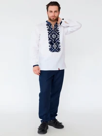 Вышиванки Folk Moda модель fm2163-blij Фото