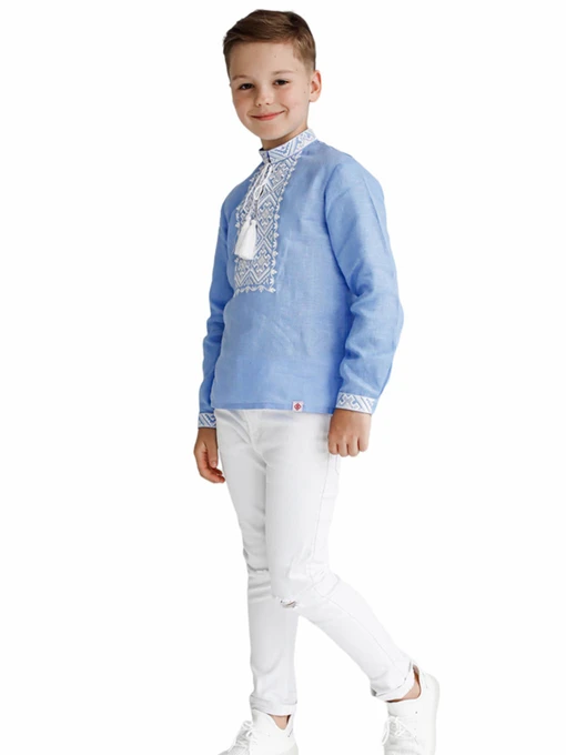 Вышиванки Folk Moda модель fm2513-blakitnij Фото