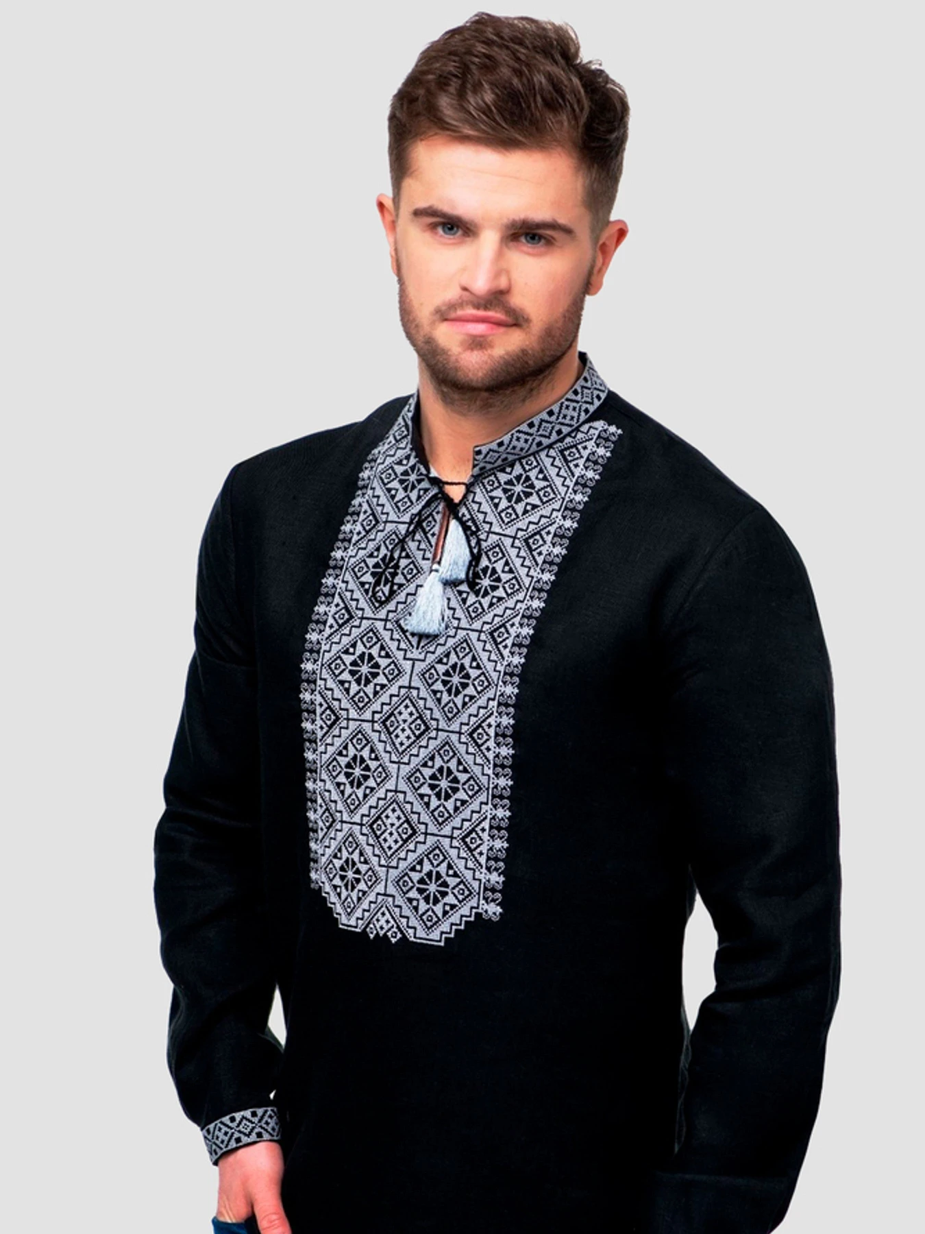 Вышиванки Folk Moda модель fm2153-chornij Вышиванки Folk Moda модель fm2153-chornij Фото