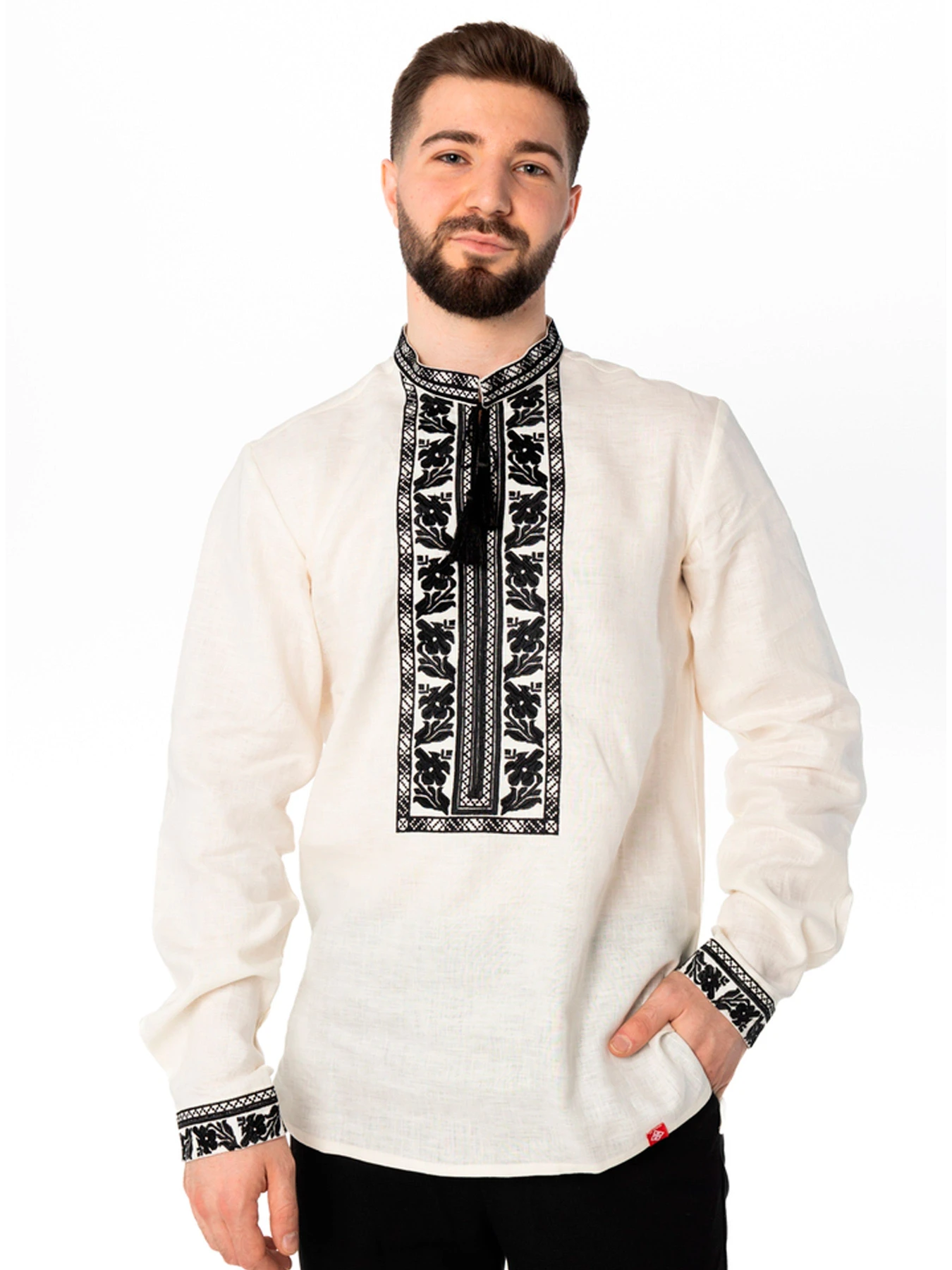 Вишиванки Folk Moda модель fm2158-molochnij Вишиванки Folk Moda модель fm2158-molochnij Фото