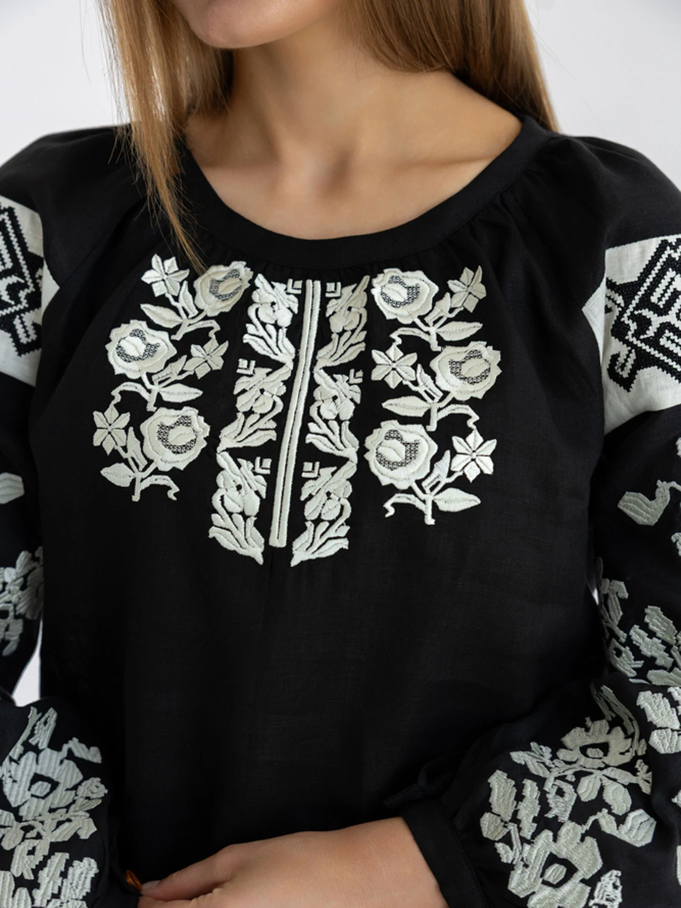 Вышиванки Folk Moda модель fm2140-chornij Фото