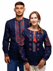 Вышиванки Folk Moda модель fm2160-temno-sinj Фото