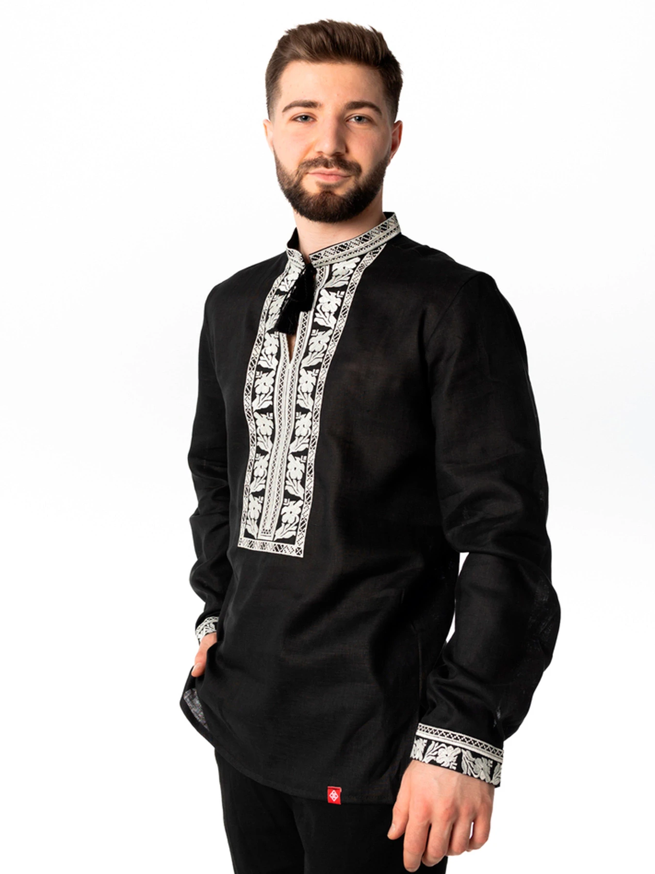 Вышиванки Folk Moda модель fm2161-chornij Фото