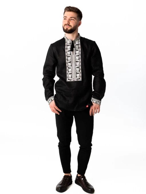 Вишиванки Folk Moda модель fm2161-chornij Фото