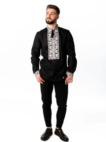 Вишиванки Folk Moda модель fm2161-chornij Фото