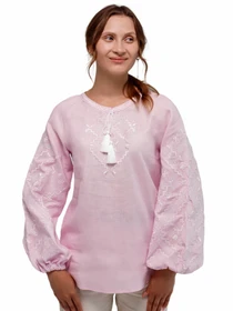 Вышиванки Folk Moda модель fm2148-bldo-rozhevij Фото